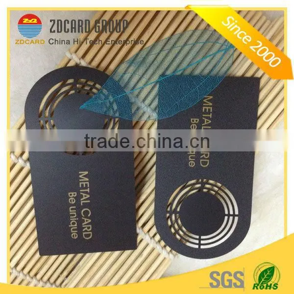 Stainless Steel High Quality Color Printable Laser Cut Metal Business Card photo-4