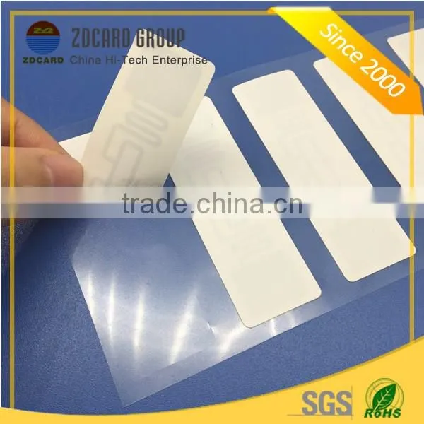 Customized Anti-theft Paper Disposable RFID Sticker photo-2