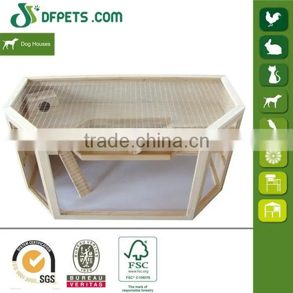DFPets DFH002 Wood Animal Pet Hamster Cage photo-5