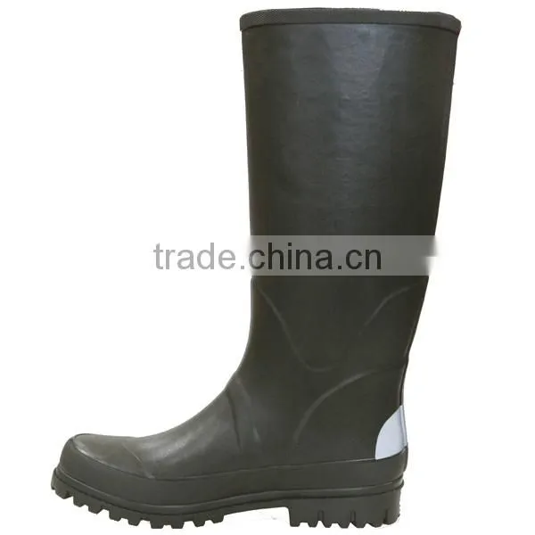 Mens Reflective Rubber Waterproof Mining Rain Boots photo-2