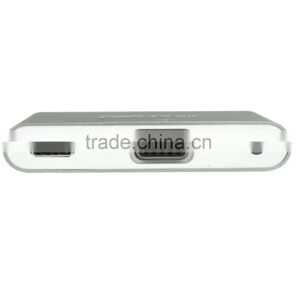 Hot Selling Best Quality VOXLINK Digital AV Adapter With HDMI And VGA+Audio Dual Display Converter Dark Gray photo-4