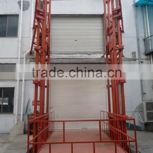 Electric Hydraulic Guide Rail Chain Lift Table Customerized Producing photo-4