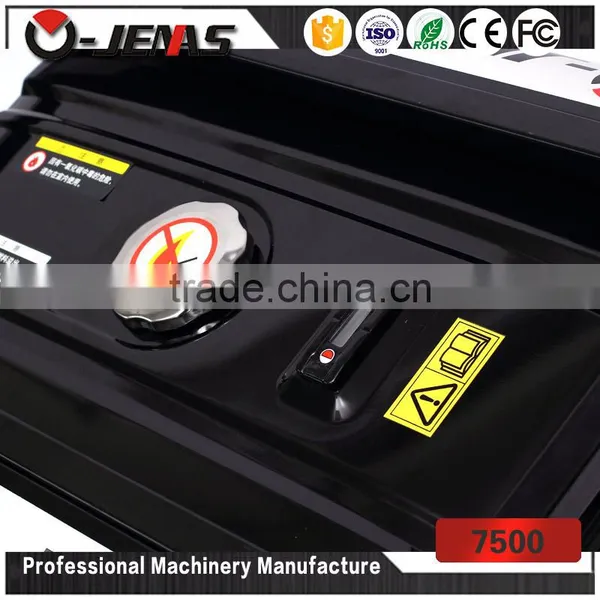 Ojenas Top Quality 7500 Oem Size Durable Steel Gas Generator photo-5