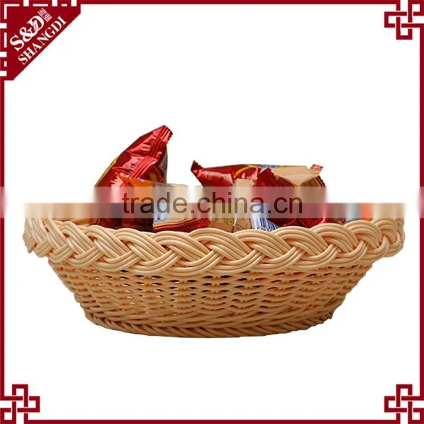 Plastic Rattan Empty Picnic Baskets Wholesale for Fruit Display photo-2