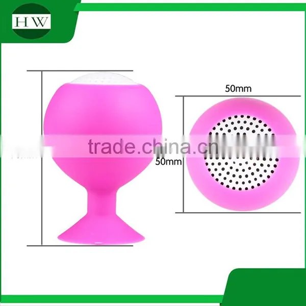 Silicone Sucker Holder Music Powered Amplifier Mobile Phone Sound Box Mini Speaker Portable Speaker photo-4