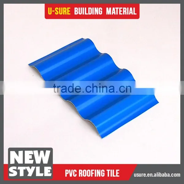 High Durability Anti-loading Plastic Pvc Roof Tile photo-2