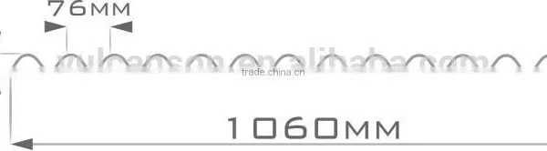 Circular Corrugated Greenhouse Polycarbonate Sheet (Valuview Clear ROMA) photo-6