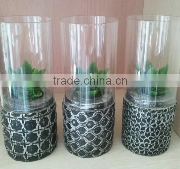 Decorative Fake Stone Tea Candle Light Holder photo-2