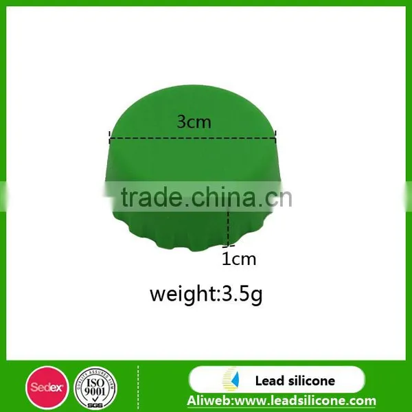 Customized Printed Logo Silicone Beer Bottle Cap,Silicone Crown Cap photo-3