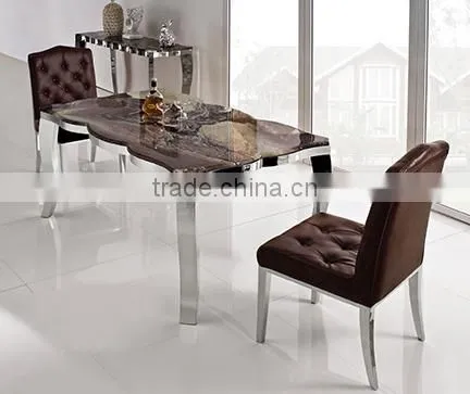 TH729 Foshan Low Price Dining Room Marble Table for Sale photo-2