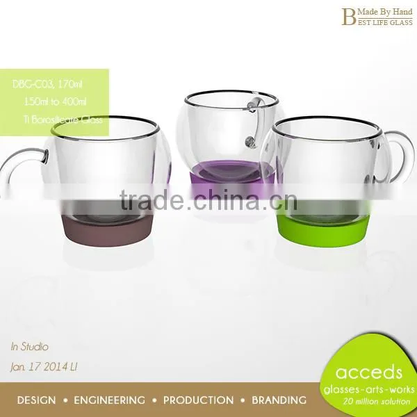 Borosilicate Coffee Glass With Silicone Base photo-5