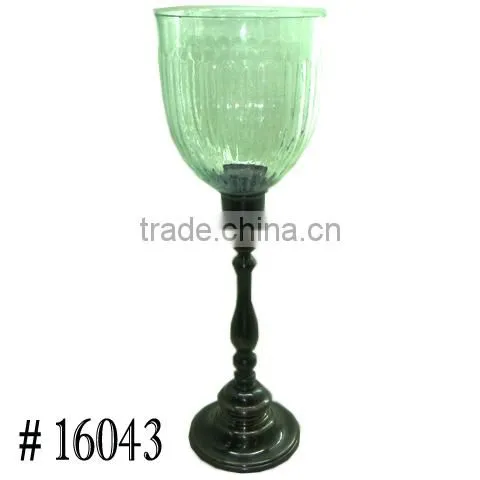 Table Decorative For Candle Light Dinner Hurricane Candle Holder photo-6