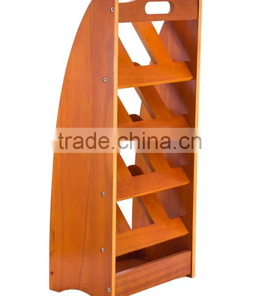 Paulownia Wooden Shoes Rack With Six Layers photo-3