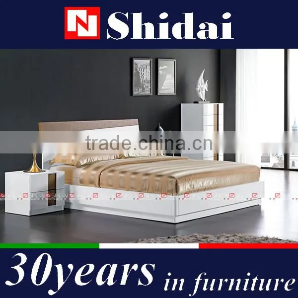 King Size Bed Dimensions White Chinese Modern Bed Frame photo-4