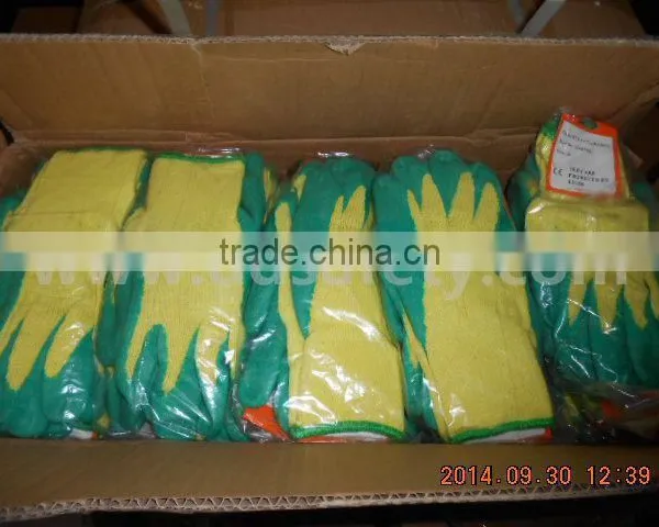 DDSAFETY 2017 Knitted Glove With Latex Coated Safety Working Glove photo-2
