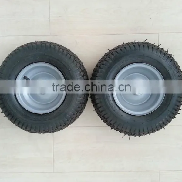 13 Inch Metal Rim 500-6 Pneumatic Wheels photo-2
