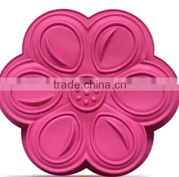 11197 Fashion Flower Shape Silicon Cake Mould photo-3
