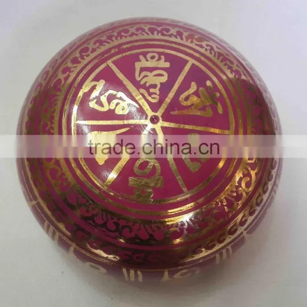 Best Selling Symbolic Colored Tibetan Meditation Healing Singing Bowl photo-3