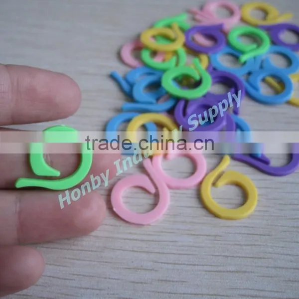 Pony Flat 27mm Coloured Split Kniting Ring Marker photo-2