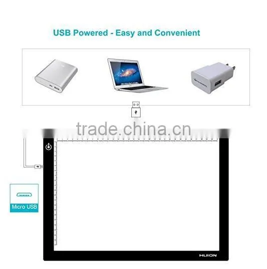 Ultra-thin Portable LED Light Box Tracer USB Power LED Artcraft Tracing Light Pad Light Box for Artists,Drawing, Sketching photo-2