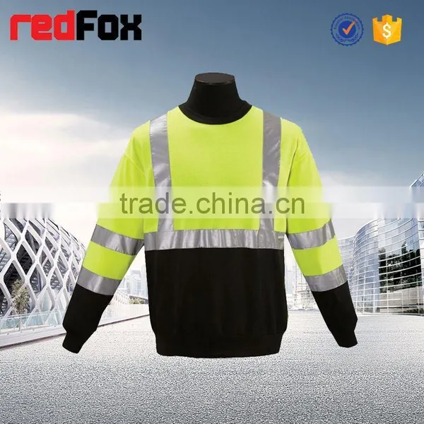 Black 150gsm Net Reflective Safety T-shirt for Worker Sleeves Bicycle Safety Yellow T-shirts High Safety T-shirt photo-2