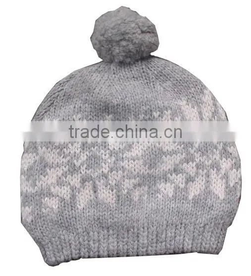 Fashion & Popular 100% Acrylic Knitted Winter Kids Hats photo-2