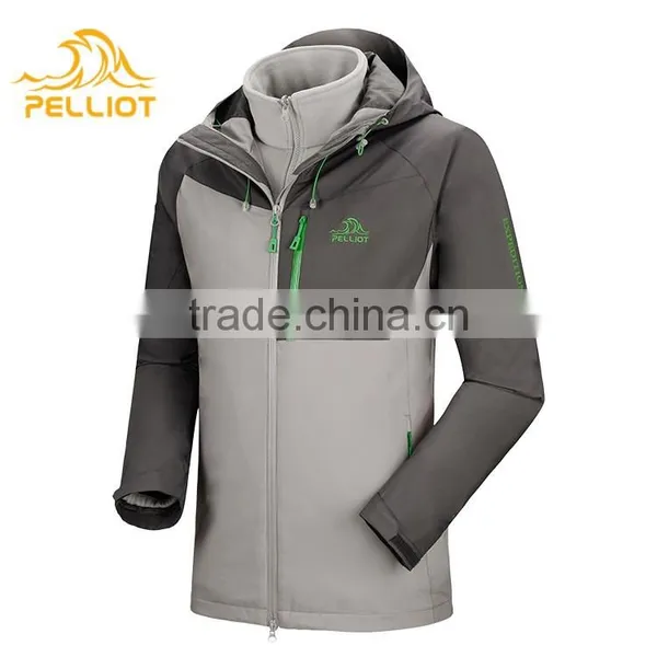 Mens OEM/ODM Service Outdoor Waterproof 3 in 1 Jacket photo-5