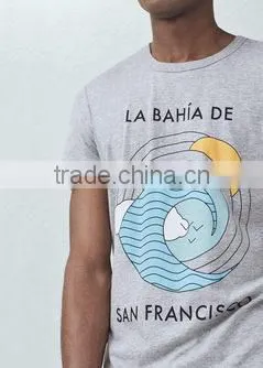 Men Animal Printing Tee Teenager Funny Fashioncasual Daily Tee Plain photo-4