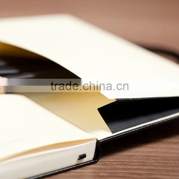 A6 Hardcover Section Sawing Binding Notebook With Stitching Customizable Leather Journey Notebook photo-3