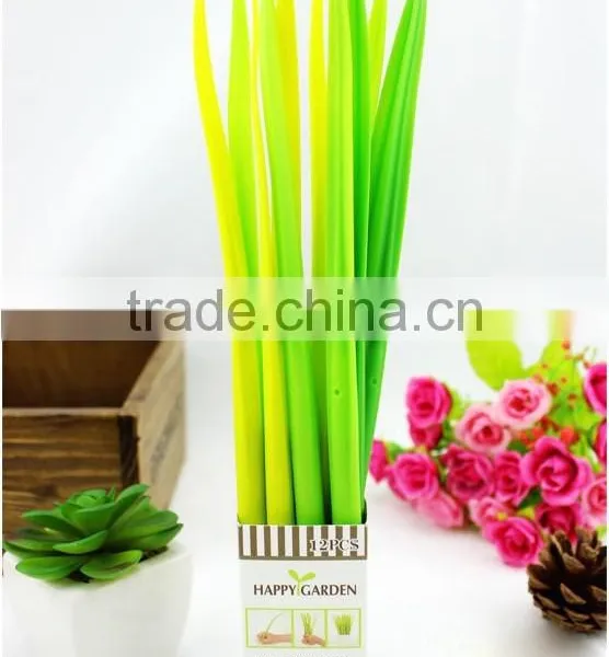 Grass Shape Ballpoint Pen Office & Student Creative Plastic Pen Gel Pen photo-3