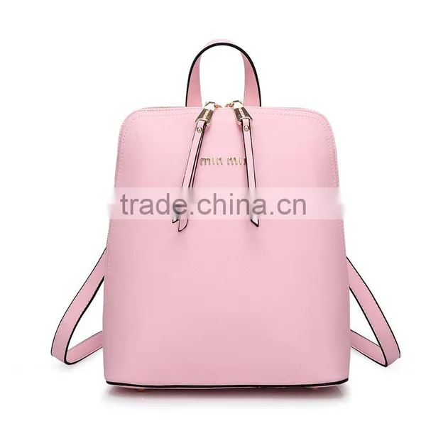 2016 New Design Early Ladies Leather Backbag photo-6
