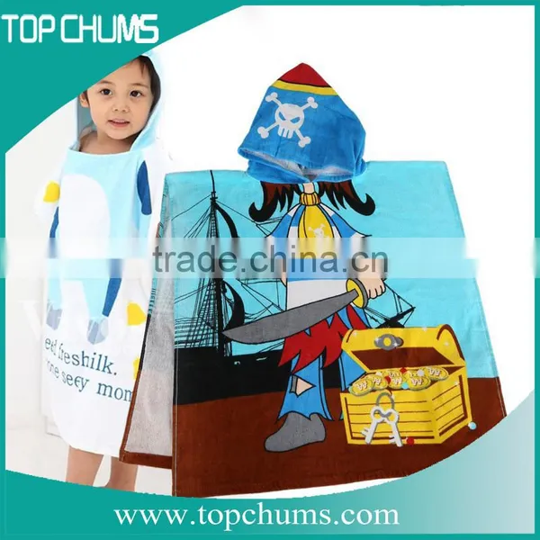100% Cotton Soft Terry Embroidery Logo Bath Baby Hooded Towel photo-5