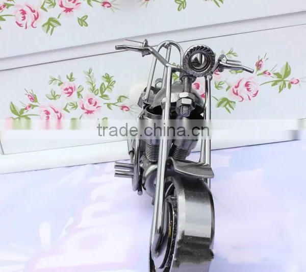 Handmade Metal Motorcycle Model Iron Craft Decoration & Gift New photo-6