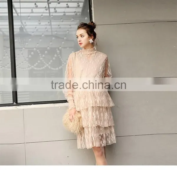 Fashion Pregnant Women Sex Images Lace Ruffle Maternity Photography Dress photo-4