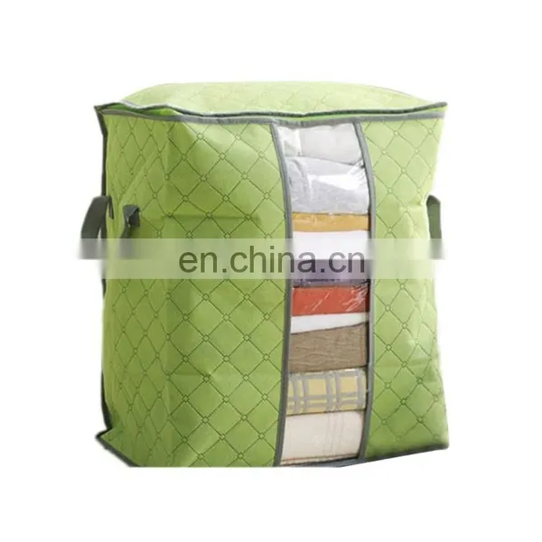 Large Clothes Bedding Duvet Zipped Pillows Non Woven Storage Bag Box photo-3