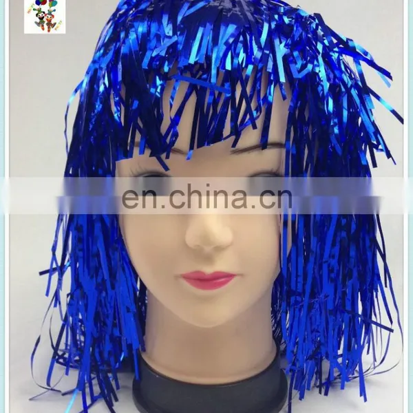 Cheap Colors Carnival Party Unisex Short Tinsel Wigs HPC-0023 photo-6