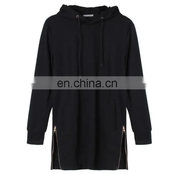 Manufacturer Men's Long Sleeve Zip Sweatshirts Pullover Jumper Tee Tops T-shirt photo-2