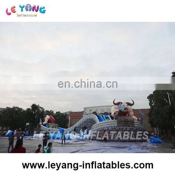 Big Bull Kids Aquapaek Water Park Large Inflatable Slide Amusement Park Pool photo-2