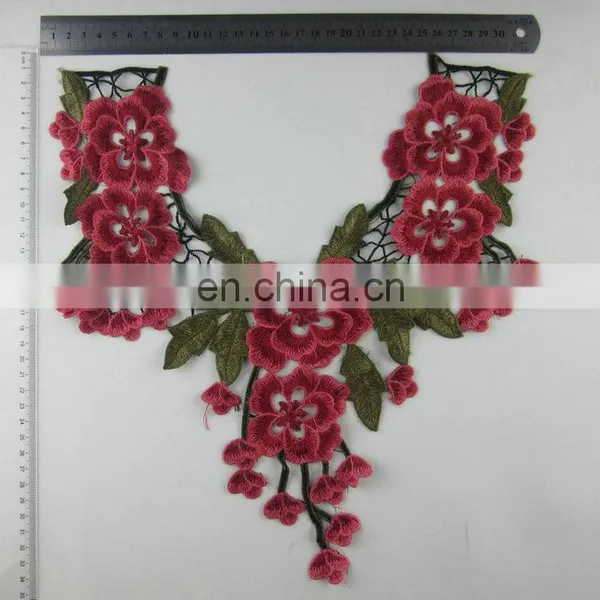 2017 Fashion Colorful Embroidery Lace Collar/lace Patch for Garment Neckline photo-6