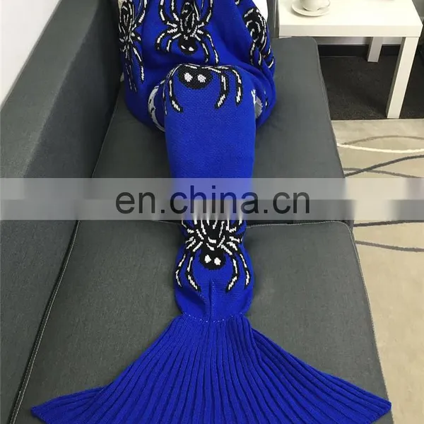 Mermaid Tail Blanket Warm and Soft Blankets For Kids And Adults Bedding Wrap photo-4
