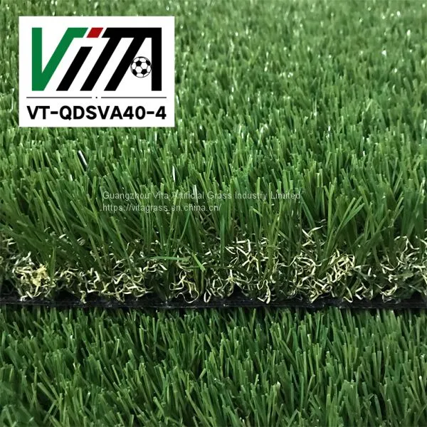 Landscaping Artificial Grass 40mm Stocks Grass With Factory Price VT-QDSVA40-4 photo-2