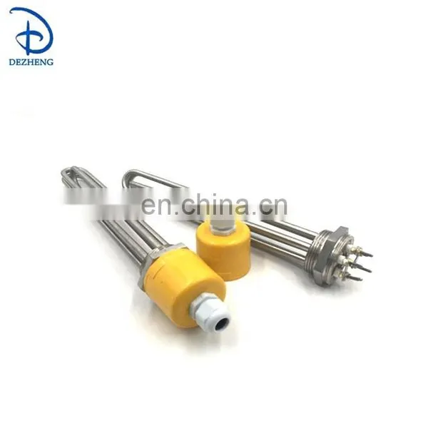 9KW Immersion Water Oil Electric Tubular Heater With Flange photo-4