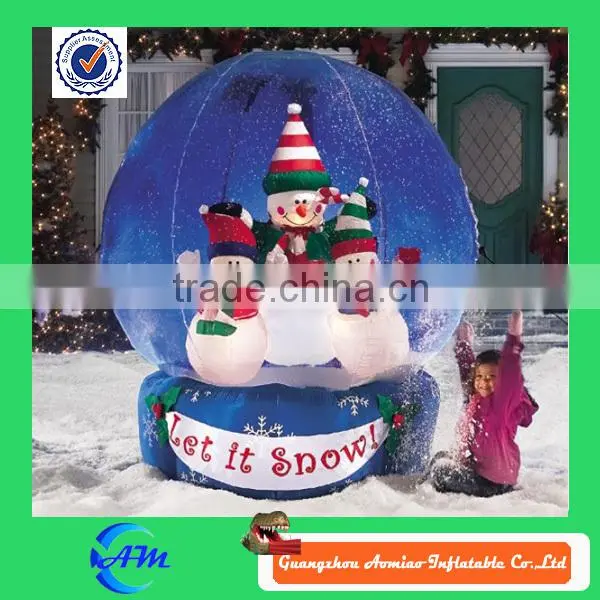 Massive Inflatable Sprawling Snowman Giant Inflatable Snowman Christmas Decoration for Sale photo-2