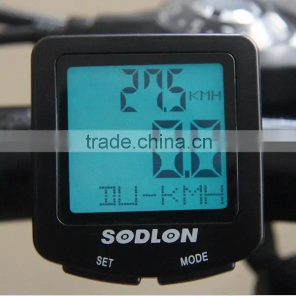Waterproof Cycling Bike Bicycle LCD Cycle Computer Odometer Speedometer photo-2