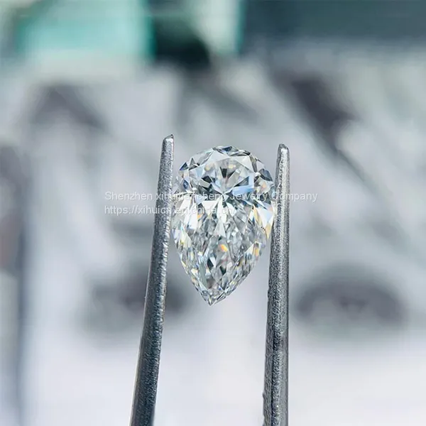 Loose Gemstones Moissanite Stone 0.35ct To 6ct Pear Shape Diamond D Color VVS1 Loose Beads For Women Luxury Ring Jewelry Making photo-3