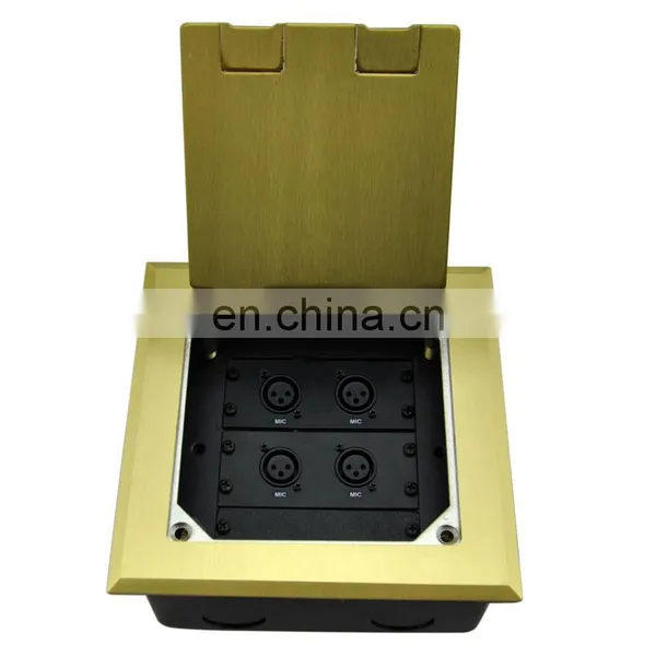 Vga Media Power High Quality Stainless Steel Female Multimedia Floor Socket Box photo-4