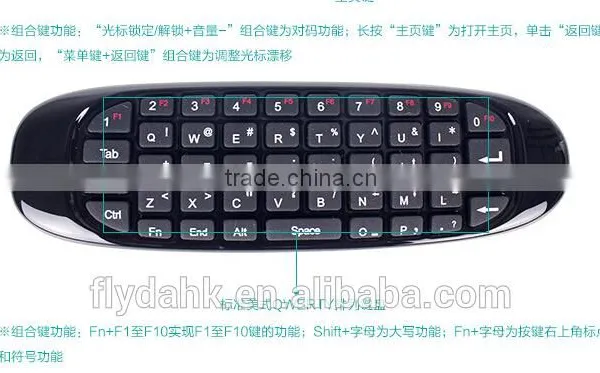 T10 C120 Air Mouse Fly Mouse for Google Android tv Box Quad Core And Dual Core TV Dongle photo-4
