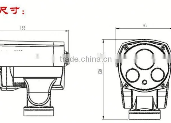 IP66 Waterproof Bullet Ptz ip Camera Camera, Adjust for Pan/Tilt/Zoom,cctv ip Camera photo-4