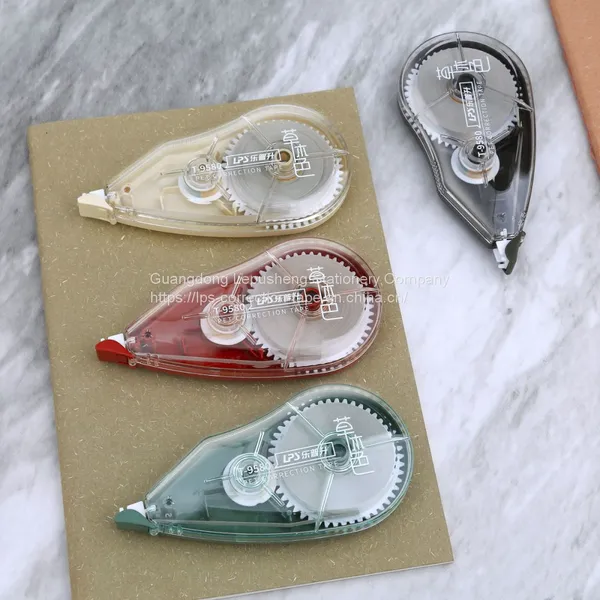 Custom Printed Correction Tape Design White Out Tape Cinta Correctora Factory photo-3