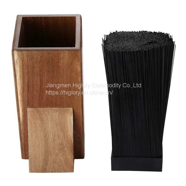 Universal Wooden Knife Set Block Western-style Knife Storage for Household Kitchenware photo-2
